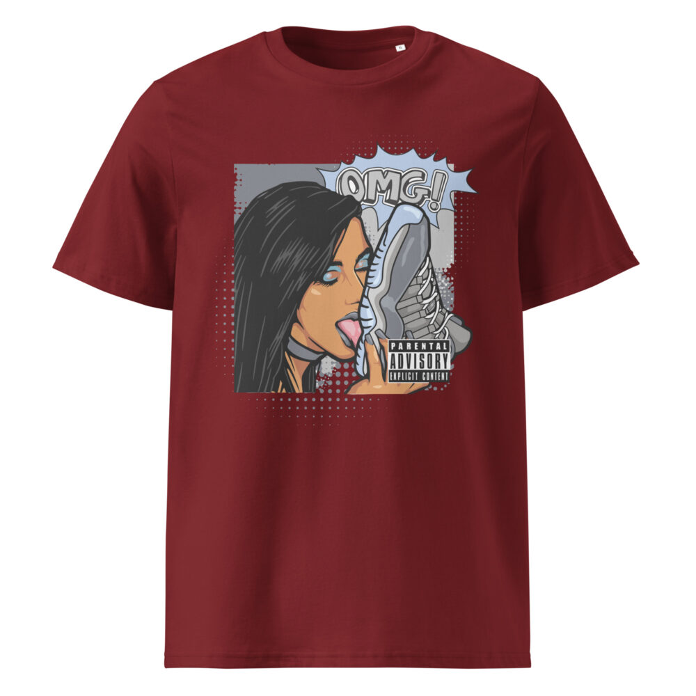 unisex-organic-cotton-t-shirt-burgundy-front-6618413c814b3.jpg
