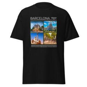 Camiseta clásica fotográfica de Barcelona